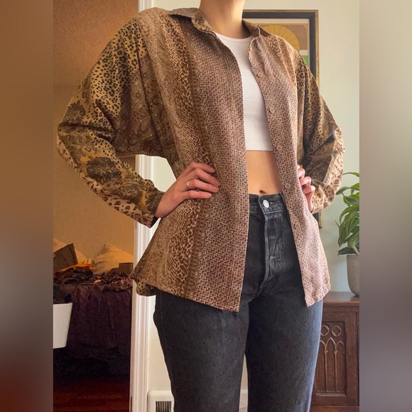 Patterned button down - Picture 3 of 5